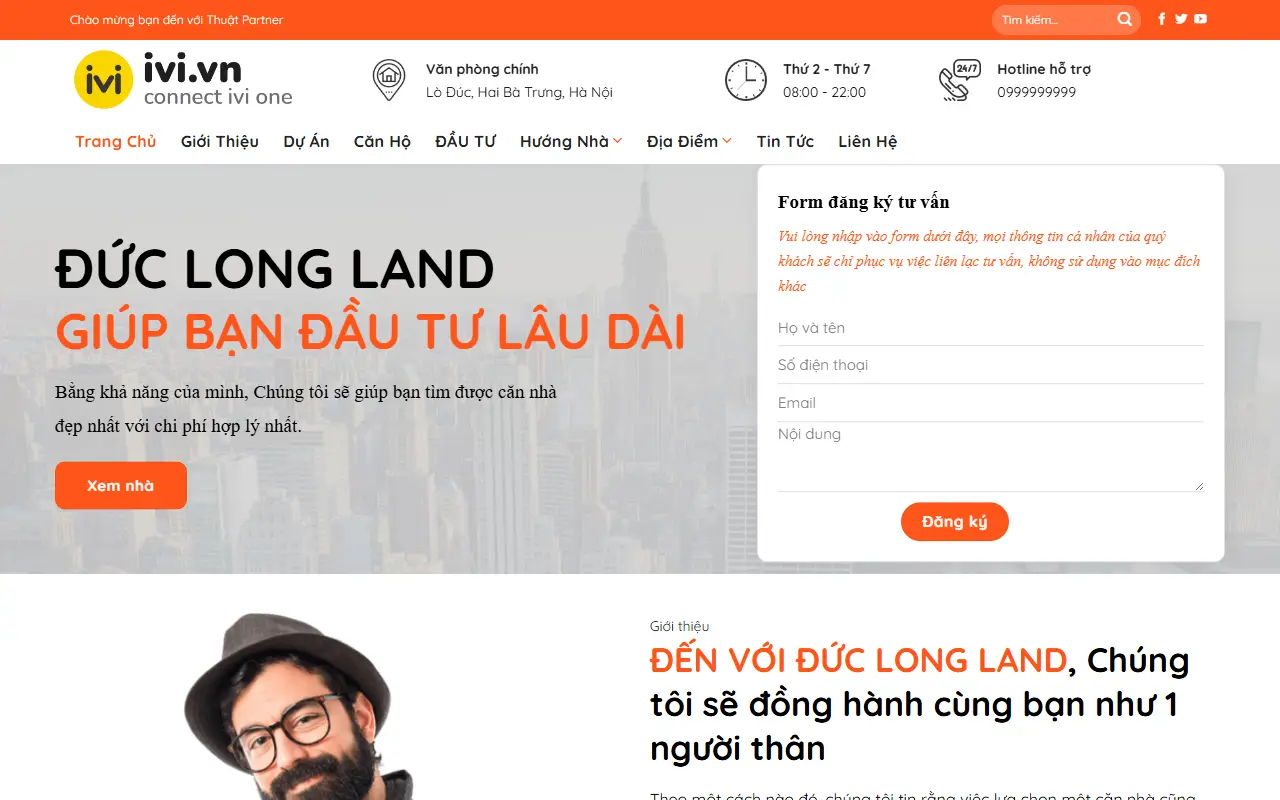 Mẫu website Mẫu BDS 26 – Mua bán và cho thuê