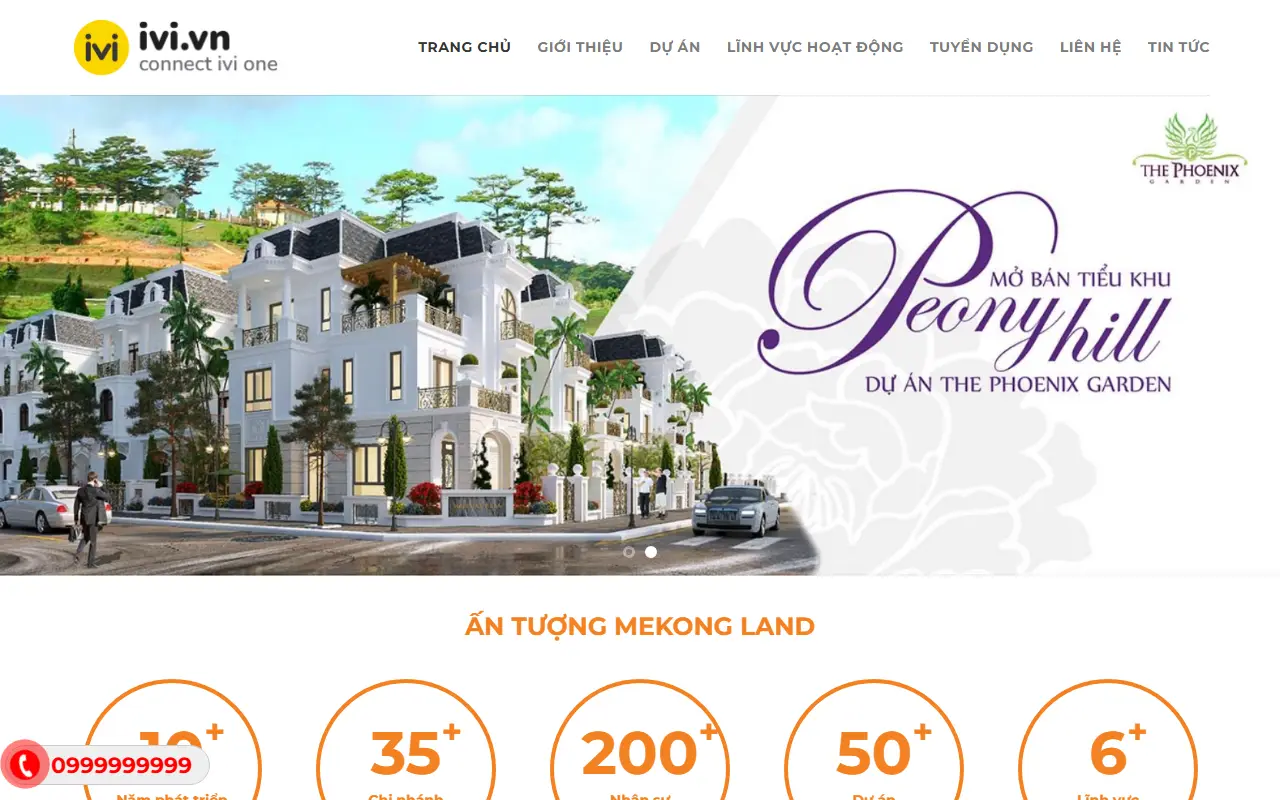 Mẫu website Bất Động Sản 5 – Mua bán và cho thuê