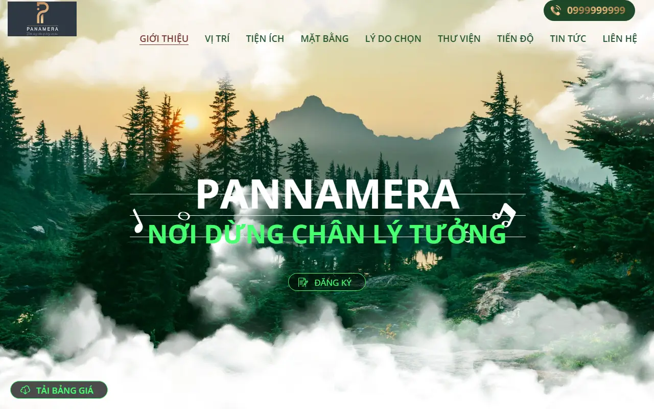 Mẫu website Căn Hộ Cao Cấp