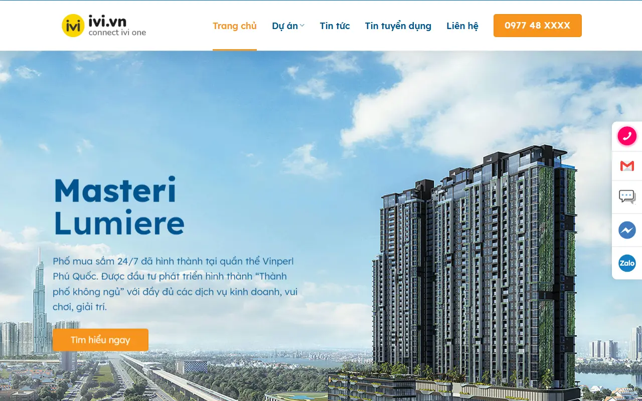 Mẫu website Mẫu website bất động sản
