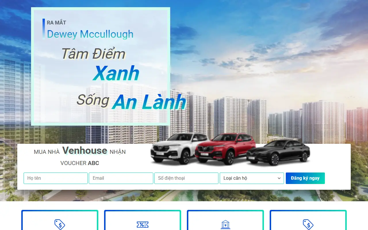 Mẫu website Bất động sản #6