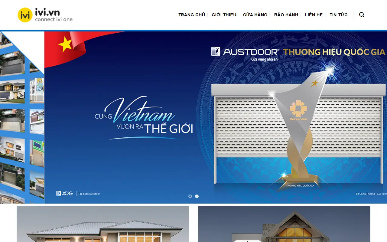 Mẫu website Cửa Nhôm 3 – Cửa nhôm, cửa kính, vách ngăn
