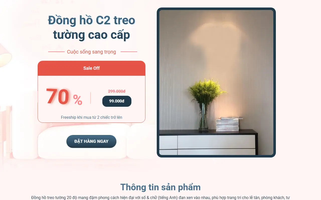 Mẫu website Đồng hồ #1