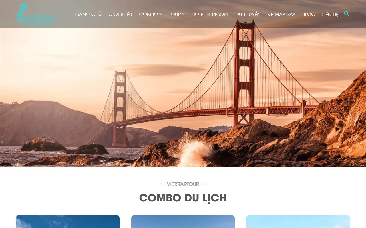 Mẫu website Du lịch #3