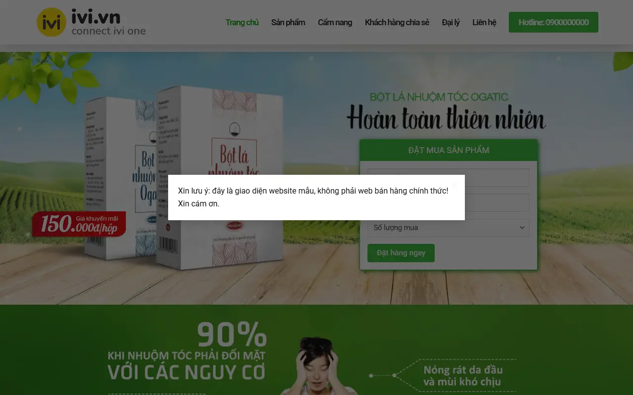 Mẫu website Dược phẩm #2