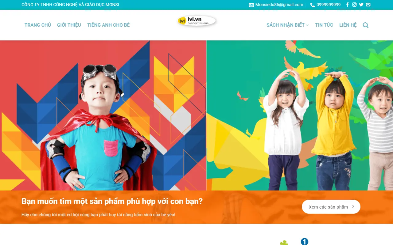 Mẫu website Giáo dục & Khóa học #7