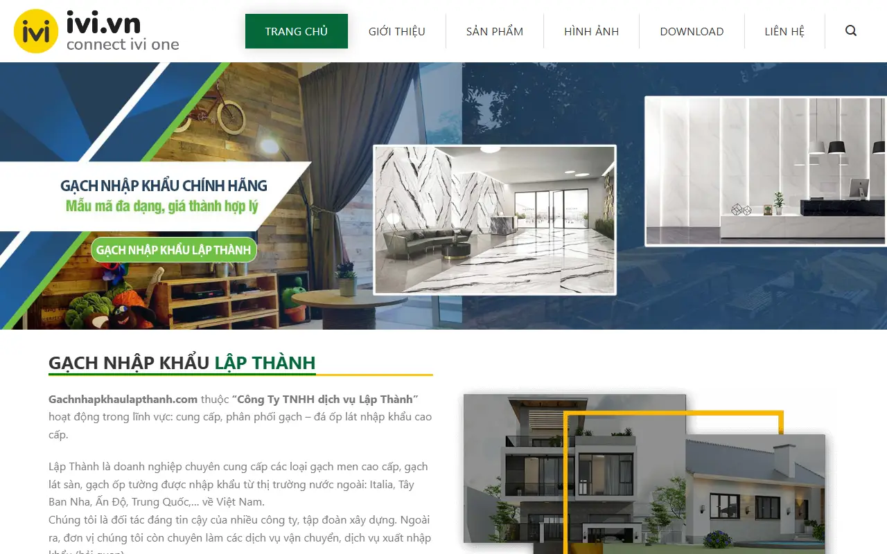 Gạch nhập khẩu Lập Thành