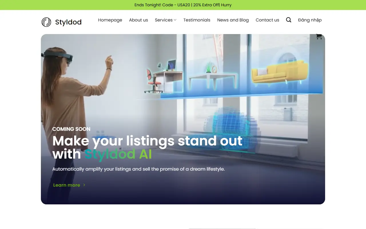 Mẫu website Mẫu web giới thiệu công ty – Giới thiệu công ty và dịch vụ