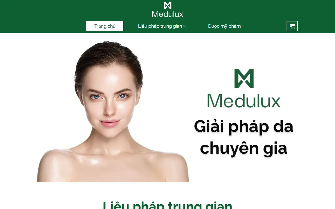 Mẫu website Mẫu web công ty mỹ phẩm