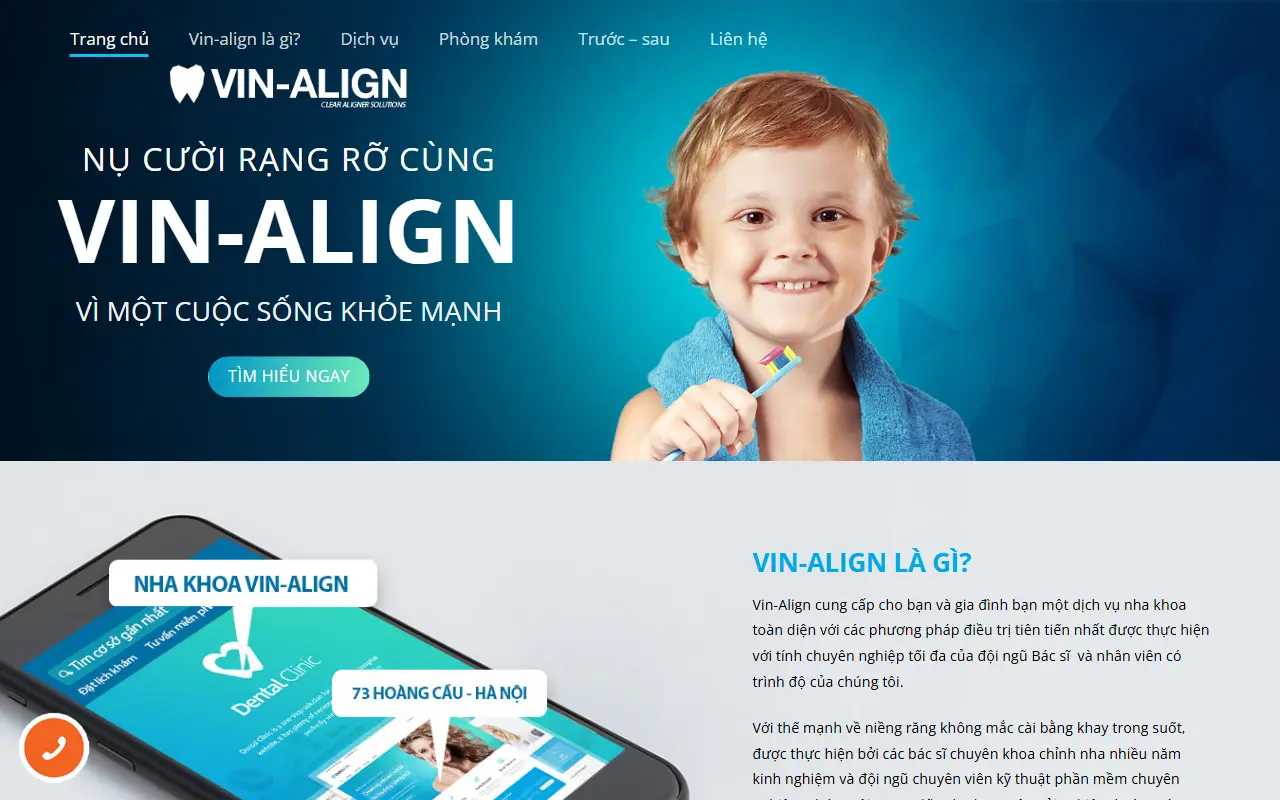 Mẫu website Nha khoa