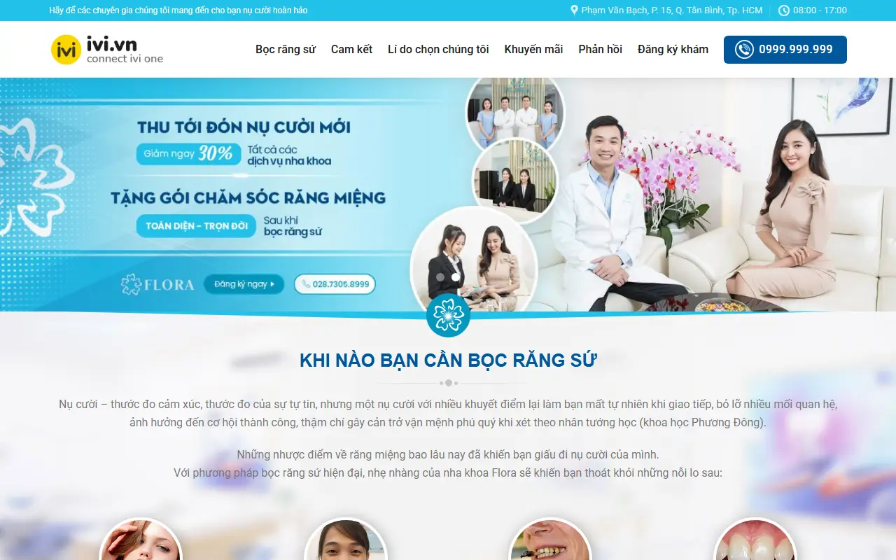 Mẫu website Nha Khoa 02
