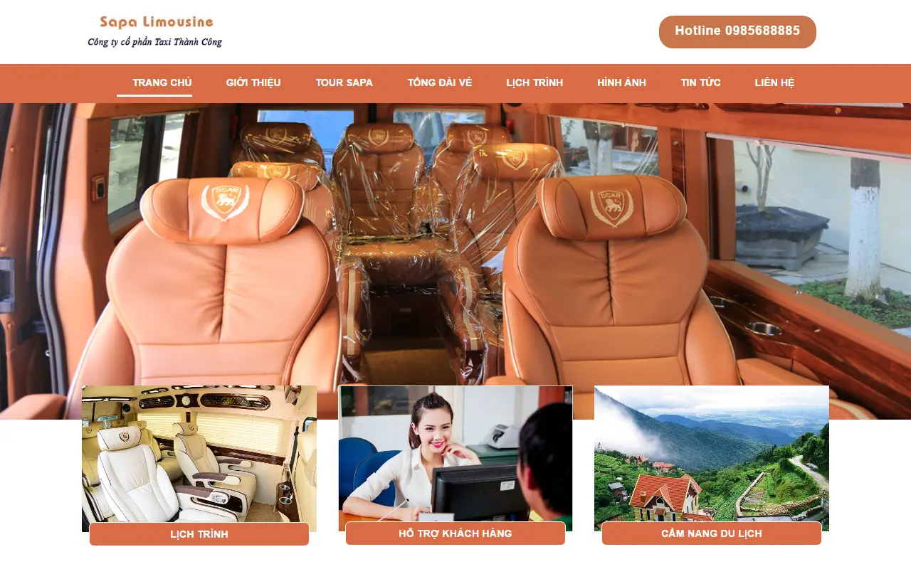 Mẫu website TRANG CHỦ - abc