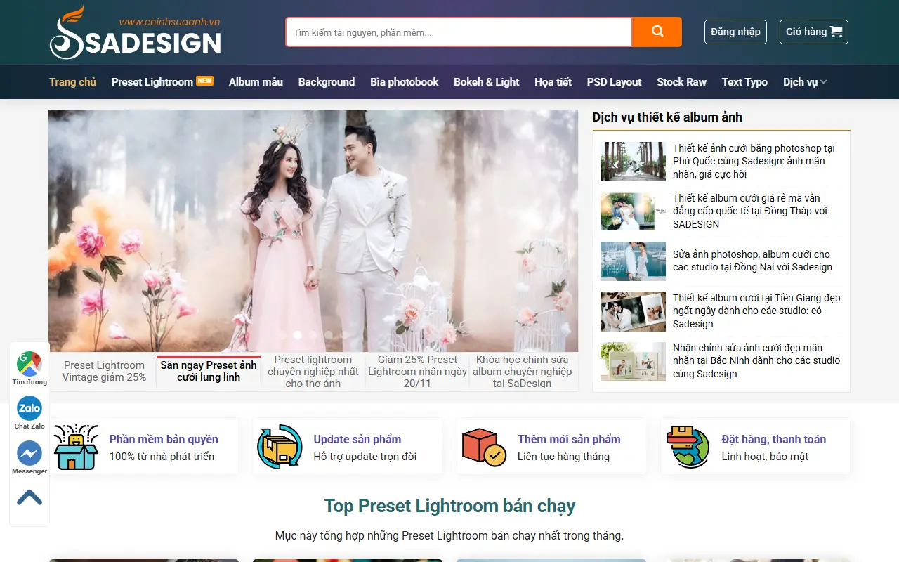 Mẫu website Mẫu website bán tài nguyên #2