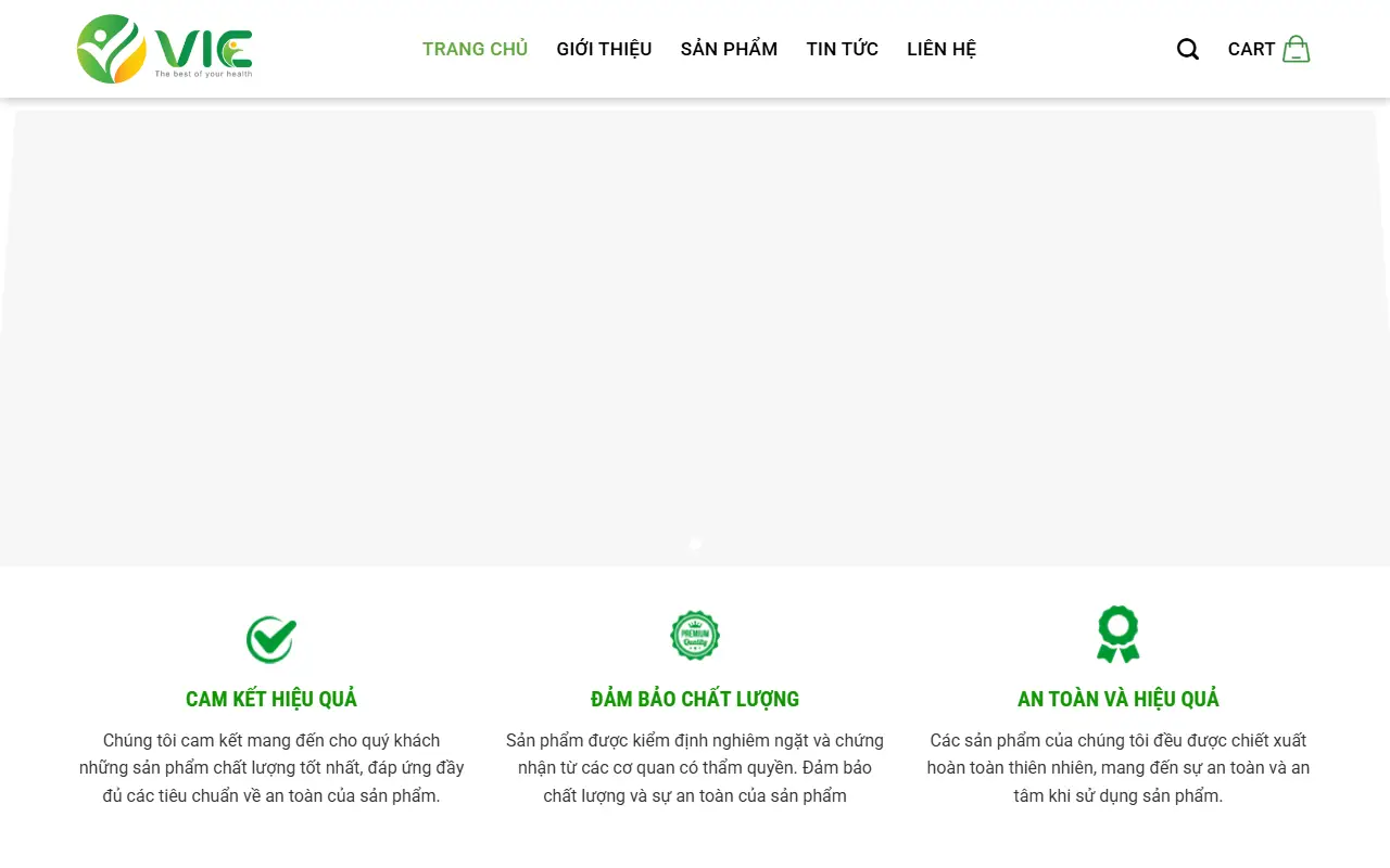 Mẫu website kẹo dứa