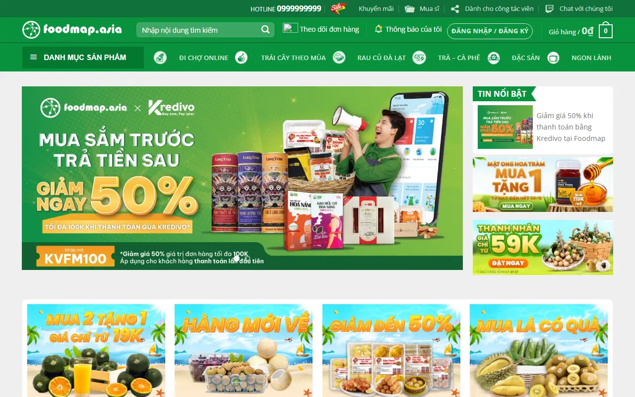 Mẫu website Thực phẩm #7