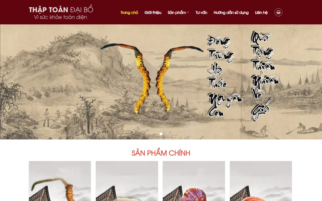 Mẫu website Thực phẩm #13