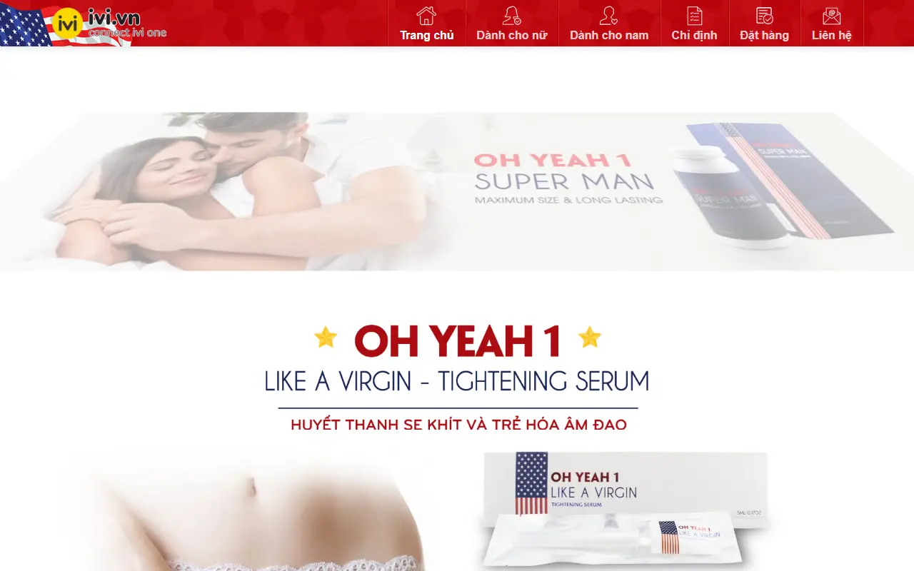 Mẫu website Thực phẩm chức năng #4