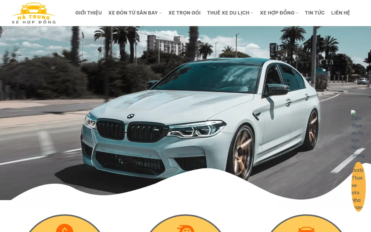 Mẫu website Xe Hợp Đồng – Một trang web mới sử dụng WordPress