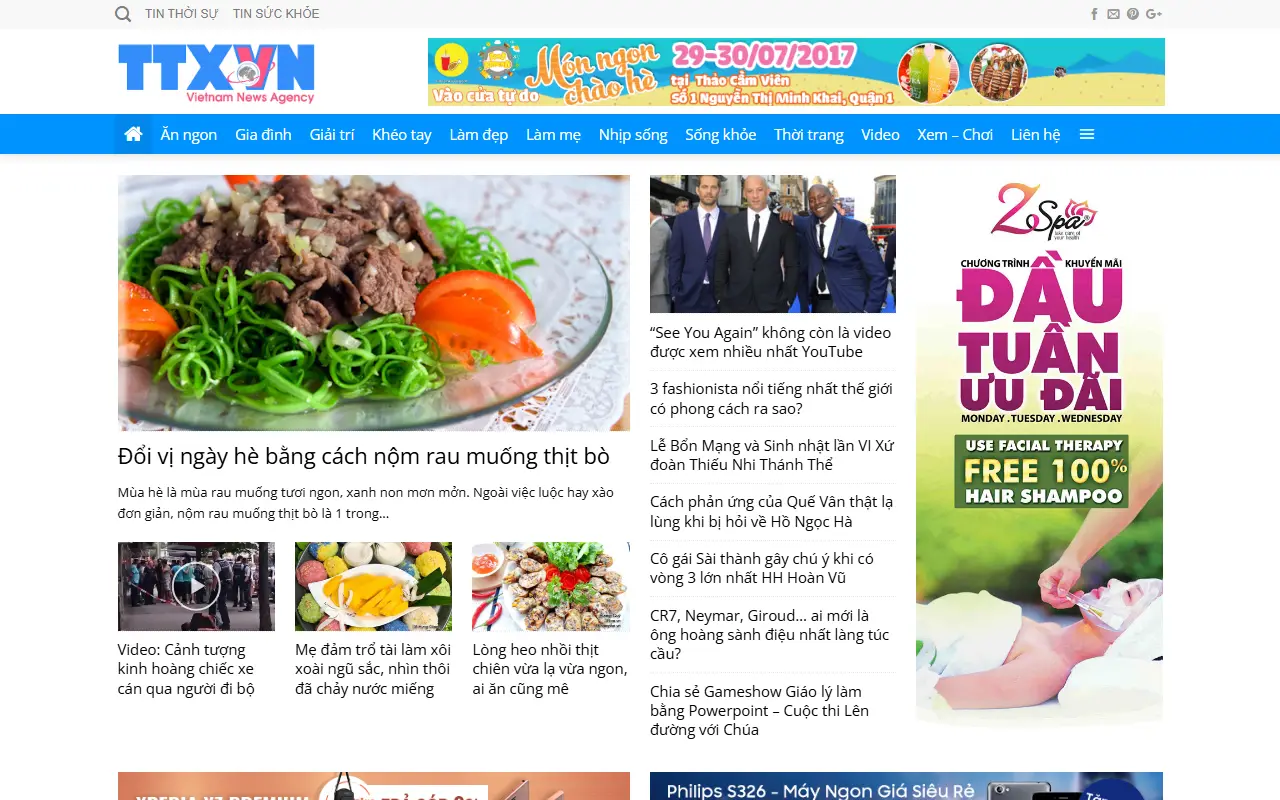 Mẫu website Tin tức #1