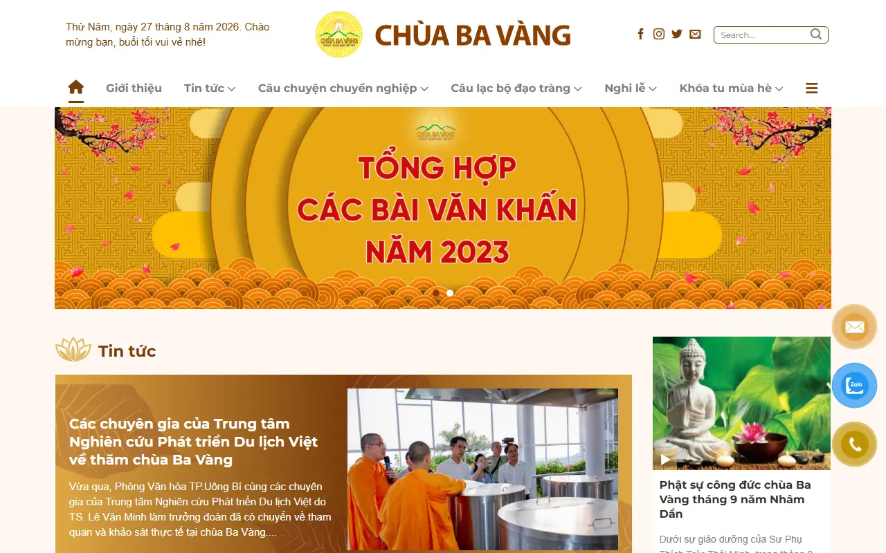 Ảnh trang chủ mẫu website tin tức & blog tintuc13.ivi.vn