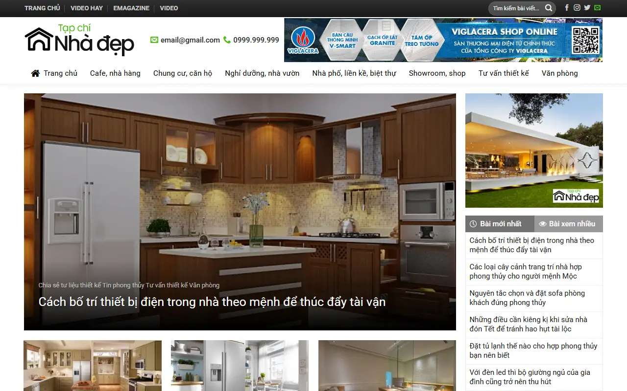 Mẫu website Tin tức #3