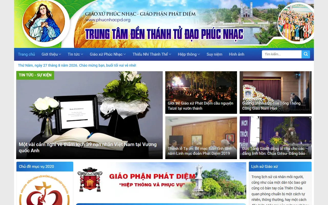 Mẫu website Tin tức #6