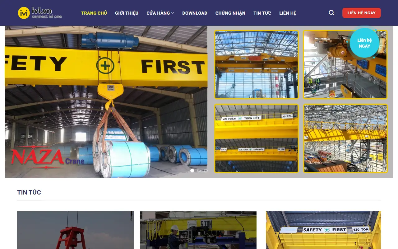 Mẫu website Xây dựng 3 – Thi công và sửa chữa